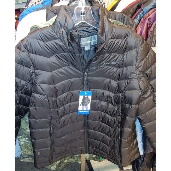 EDDIE BAUER Women Down Jacket 650 Fill Power--Black - Picture 4 of 9